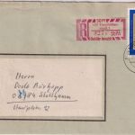 DDR - Eisenhüttenstadt SpPA + 20 Pfg. Volleyball-WM Einschreibebrief 1969