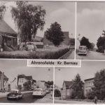 Brandenburg - Ahrensfelde Kr. Bernau Geschäft etc sw-Mehrbild-Foto-AK 1983