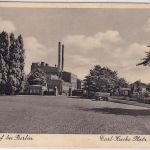 Brandenburg - Hennigsdorf Carl-Krecke-Platz mit AEG sw-Foto-AK gelaufen 1940