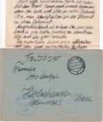 DR - Wünsdorf (Kr. Teltow) Briefstpl. Panzertruppenschule Feldpostbrief 1942