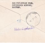 Dänemark - SAS Caravelle Erstflug Kopenhagen Frankfurt a/M. 1.5.60 Schmuckkuvert