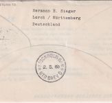 BRD - SAS Caravelle Erstflug Frankfurt a/M. Stockholm 1.5.60 Schmuckkuvert