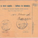 Ungarn/Slowakei - 10 F. Ganzsache + Zusatz Paketkarte Pozsony - Acsad 1918