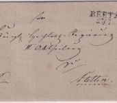 Preussen - Reetz 27/7 L2 Dienstbrief n. Stettin ca. 1830