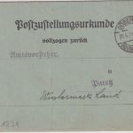 DR - Döberitz Übungsplatz 1931 Postzustellurkunde n. Paretz - mit Inhalt
