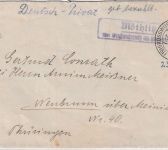 All.Bes. - Möthlitz ü. Großwusterwitz Landpost-Ra2 hds. Gebühr bezahlt Brief
