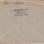 DR - Wittbrietzen Post Brück Krgs.Gfg.Arb.Kdo.798 Feldpostbrief n. Werder 1.2.44