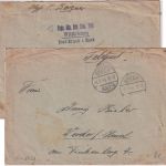 DR - Wittbrietzen Post Brück Krgs.Gfg.Arb.Kdo.798 Feldpostbrief n. Werder 1.2.44