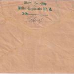 DR-Infla - 2x10+7x40 Pfg. Ziffer Militaria-Dienstbrief Döberitz Übungsplatz 1922