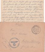 DR - Rathenow 1940 Feldpostbrief Bf.stpl. Fp.Nr. 32746 n. Berlin - mit Inhalt