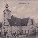 Brandenburg - Brandenburg a/H. Rathaus sw-AK gelaufen 1912