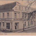 Brandenburg - Putlitz Manufactur & Modewaren Scheel sw-AK ca. 1910