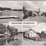 Brandenburg - Lindow (Kr. Neuruppin) sw-Mehrbild-Foto-AK 1983