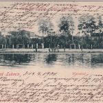 DR - 5 Pfg. Germania/Reichspost Karte n. USA Lubmin Hoboken 1901 3 C. Nachporto
