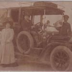 Mecklenburg-Vorpommern - Seebad Bansin Automobil priv. Foto-AK gelaufen 1910