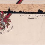 Mecklenburg-Vorpommern - Greifswald Burschenschaft "Arminia" farb. Studenten-AK
