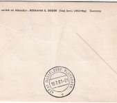 Luxemburg - DNL Erstflug Luxemburg Düsseldorf Schmuckkuvert 19.7.61
