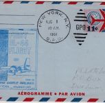 USA - Seaboard World Airlines Erstflug New York/GPO - Frankfurt 1.8.61