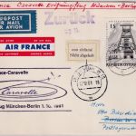 Österreich - Air France Caravelle Erstflug Zuleitung !! München - Berlin 1.10.61