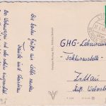 DDR - Lobbe ü. Bergen (Rügen) Poststelle I AK Lobbe n. Zittau 1963