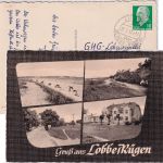 DDR - Lobbe ü. Bergen (Rügen) Poststelle I AK Lobbe n. Zittau 1963