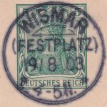 DR - Wismar (Festplatz) 19/8 03 KOS-Sonderstempel 5 Pfg. Ganzsache n. Berlin