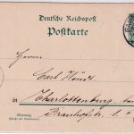 DR - Baumgarten (Mecklb.) 26.5.00 KOS Ganzsache Qualitz - Charlottenburg