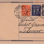 DR-Infla - 75 Pfg. Postreiter Ganzsache+Zusatz Brüel - Teterow 1922