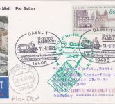 BRD - Dabel 1993 SST DABRIA'93 Zuleitung Condor-Sonderflug Berlin Monte Carlo