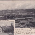 Bayern - Kirchseeon Wallner's Restauration sw-Mehrbild-AK gelaufen 1913