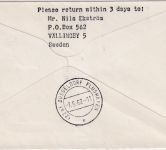 Dänemark - SAS Coronado Erstflug Kopenhagen Düsseldorf 5.5.62 Schmuckkuvert