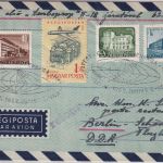 Ungarn - Malev Erstflug Budapest Berlin/Ost 3.6.62 Aerogramm