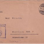 DR - Altengrabow 1935 Frei d. Ablösung/MIlitaria-Dienstbrief n. Berlin - Inhalt!