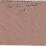 All.Bes. - Samswegen ü. Wolmirstedt 12.7.48 Poststelle I hds. Gebühr bezahlt