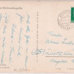 DDR - Hornhausen ü. Oschersleben Poststelle I Karte n. Dietzhausen 1966