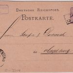 DR - Biere 13/4 (1878) Ra2 5 Pfg. Ganzsache n. Magdeburg