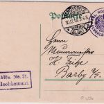 DR - Schönebeck (Elbe) Frei d. Ablösung Hochbauamt Karte n. Barby 1916