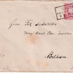 DR - Sandau R.B. Magdeburg 9/2 87 Ra3 Brief n. Northeim (Klauckestpl. !)