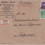 DR - Stöckheim (Altmark) Firmen-Einschreibebrief n. Salzwedel 1928