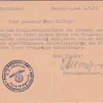 DR - Joderitz ü. Schönhausen (Elbe) landpost-Ra2 Ganzsache n. Wittenberge 1934