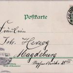 DR - Dedeleben 13/3 01 K1 5 Pfg. Germania/Reichspost Karte n. Magdeburg