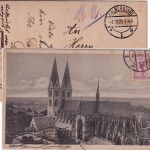 DR - 15 Pfg. Adler bildseitig frank. AK (Dom) n. CUBA Halberstadt - Habana 1928