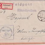 DR - Halbertsadt 1942 Feldpost-Einschreiben Heeres-Munitionsanstalt n. Berlin