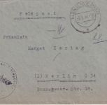 DR - Elbingerode (Harz) 9.8.44 Feldpostbrief Reservelazarett n. Berlin