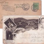Sachsen-Anhalt - Treseburg sw-Mehrbild-Vorläuferlitho Tahle 1897