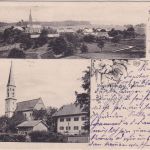 Bayern - Neukirchen b. Thalham sw-Mehrbild-AK gelaufen 1915