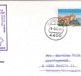 BRD - LH-Nachtluftpost Einbez. Münster/Osnabrück Münster Berlin 28.3.89