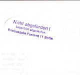 BRD - LH-Nachtluftpost Einbez. Münster/Osnabrück Münster Berlin 28.3.89