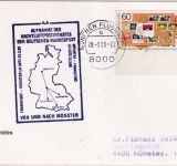 BRD - LH-Nachtluftpost Einbez. Münster/Osnabrück München Münster 28.3.89