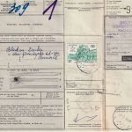 Belgien - 30 Fr. Postpaketmarke Bahnhof Arlon Paketkarte Herentals 1968